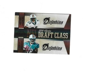 2011 Playoff Contenders Draft Class Black #9 Daniel Thomas/Clyde Gates /50 - Bild 1 von 2