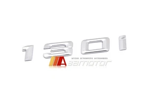 Insignia emblema maletero trasero cromada letras 130i apto para BMW E82 F20 E87 F21 serie 1 - Imagen 1 de 1