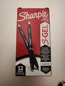 Sharpie S-Gel, Penne Gel, Punto Medio (0,7 mm), Penna Gel Inchiostro Nero, 12 pezzi - Foto 1 di 1