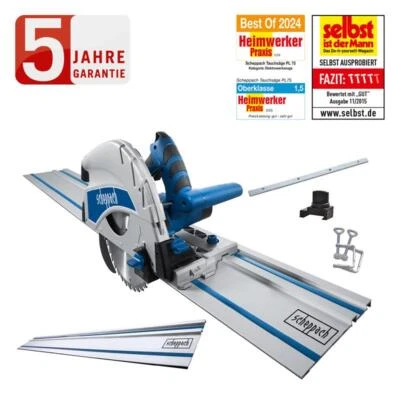 Scheppach Tauchsäge PL75 inkl. Zubehör Handkreissäge Führungsschiene - Bild 1 von 4