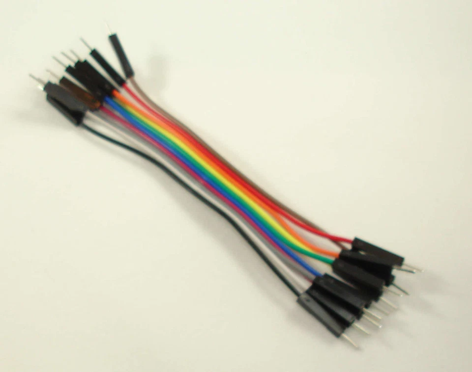 10 Dupont Prototype Cable Male/Male Macho/Macho 100mm Arduino - Imagen 1 de 1