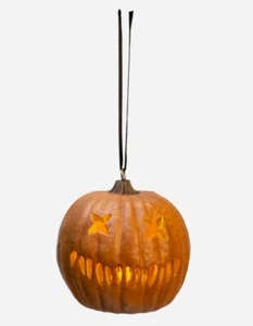 Trick 'r Treat Pumpkin Light Up Ornament - Trick or Treat Studios - Picture 1 of 2