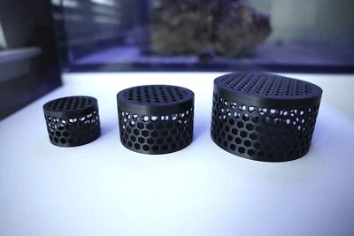 Mushroom Coral Cage Basket 2in 3in 4in size 3D Printed PETG Reef Safe