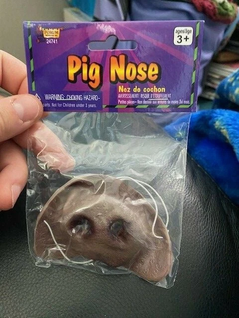 Adult's Cute Farm Animal Pig Piglett Nose Costume Accessory New!!! - Image 1 of 1