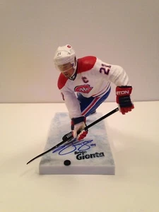 Brian Gionta Firmado NHL Serie 30 McFarlane Certificado de Autenticidad Montreal Canadiens Devils - Imagen 1 de 4