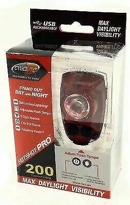 Cygolite HS-200-USB Hotshot Pro Bike Tail Light