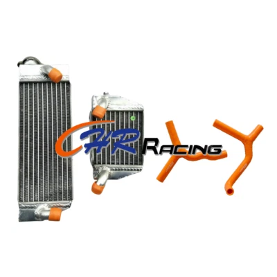 Aluminum Radiator+Orange Hose for 2003-2012 KTM 85 SX/ 2004-2011 KTM 105 SX 2009 - image 1 of 4