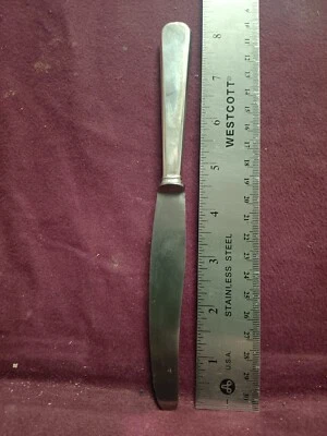 Vintage German 800 Silver HUGO SANDIG LUNCH KNIFE 8 3/8"   NO MONOGRAM - Image 1 of 3