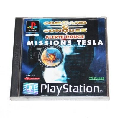 Jeu Playstation PS1 boîtier vide / Command & Conquer Alerte Rouge Missions Tesla - Bild 1 von 2