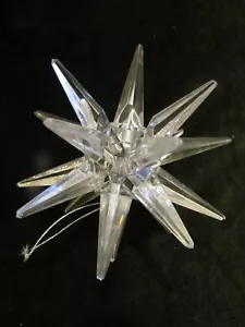 Acryl Stern Ornament Kerzenständer Halter Atom Sputnik Weihnachten - Bild 1 von 10