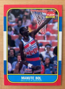 Manute Bol 1986-87 Fleer Basketball #12 RC