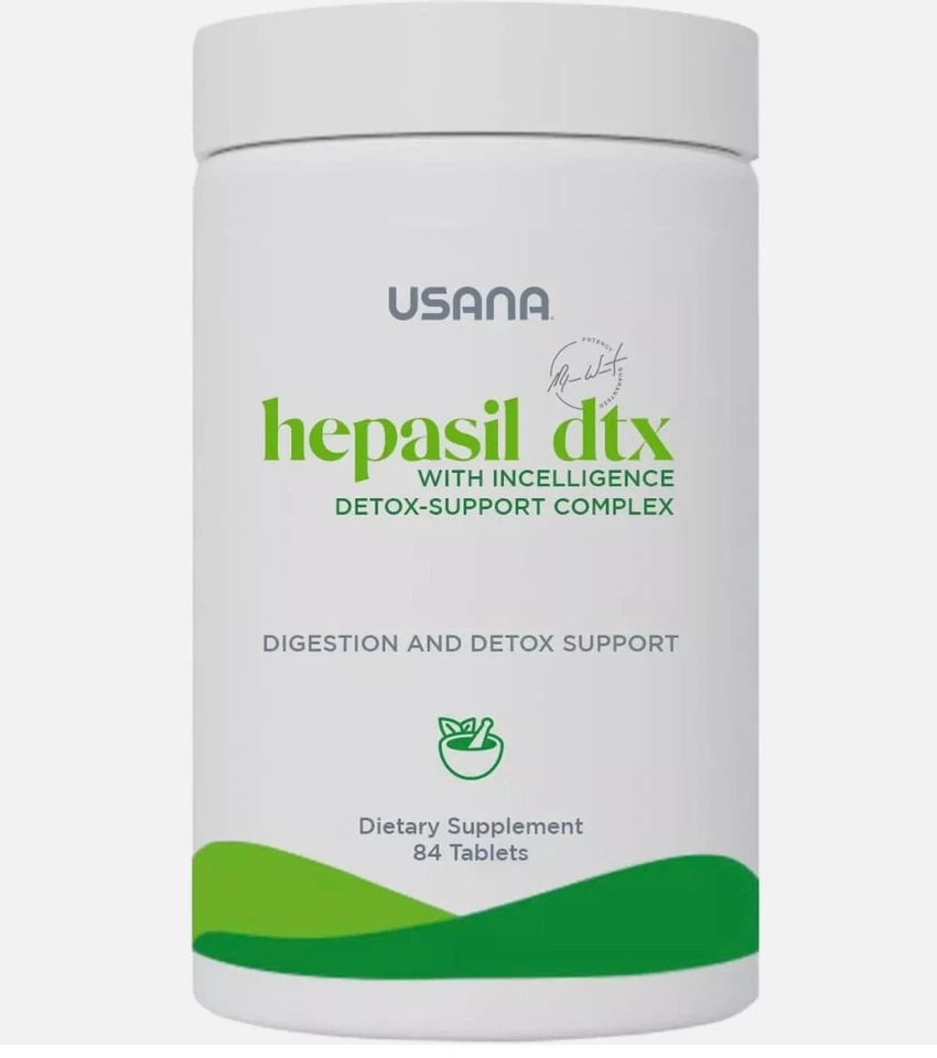 USANA Hepasil DTX (84 comprimidos/botella) Nuevo/sellado ~ caducidad 07/2026 Foto 1 de 1