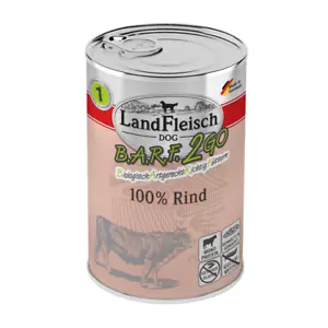 LandFleisch B.A.R.F.2GO 100% vom Rind 6 x 400g (14,13€/kg) - Bild 1 von 1