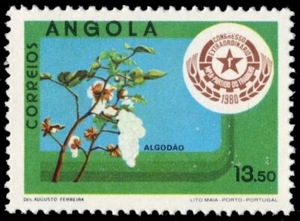 ANGOLA 635 - MPLA Workers Party "Cotton" (pb70061) - Picture 1 of 1