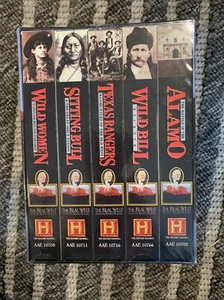 Vintage History Channel The Best of the Real West VHS Tape Set Wild Bill Bull - Picture 1 of 5