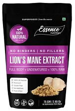 Essence Nutrition Lions Mane Mushroom Extract Powder 75 gm Lab Tested Pure