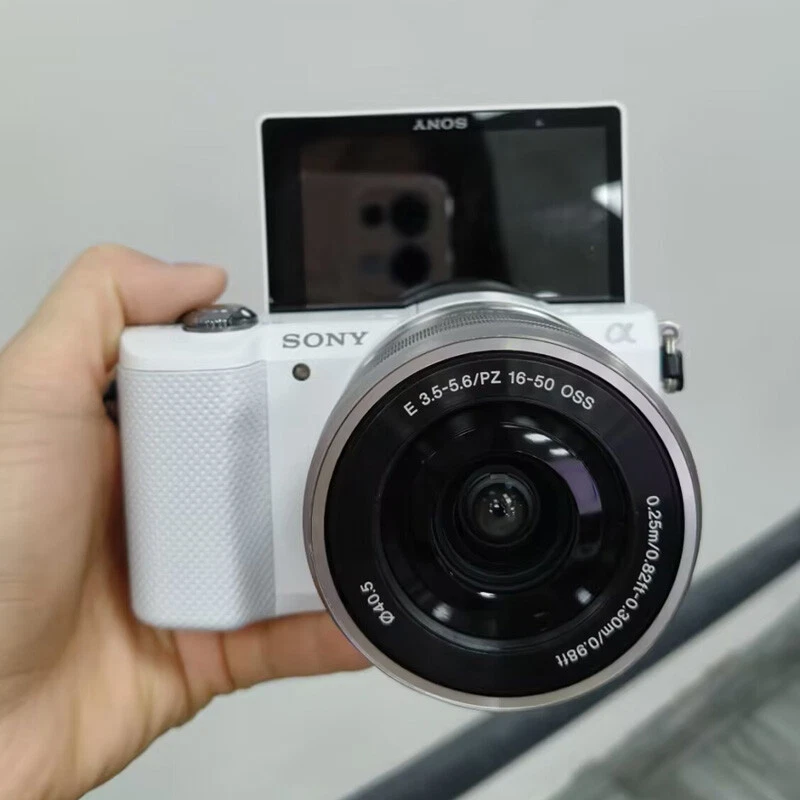 Sony Alpha a5000 Digital Mirrorless Camera Body with PZ 16-50mm Lens - White - Image 1 of 4