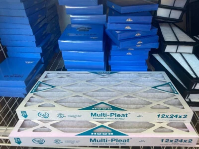 Two Furnace Air Filters (12"x24"x2") Dust and Pollen Merv 8 KOCH USA - 2" thick - Image 1 of 2