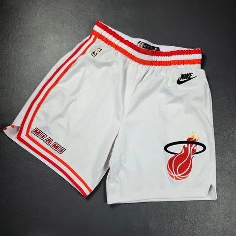 100% Authentic Nike Miami Heat Classic Edition Shorts Size 42 XL Mens Cover
