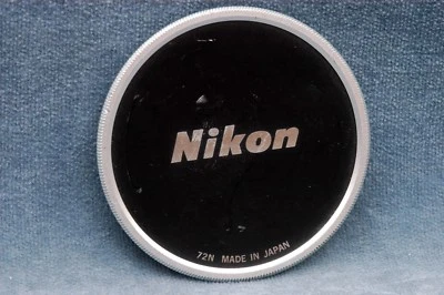 NIKON 72MM 72N METAL SCREW-IN LENS CAP #4 - FREE USA DELIVERY - Image 1 of 2