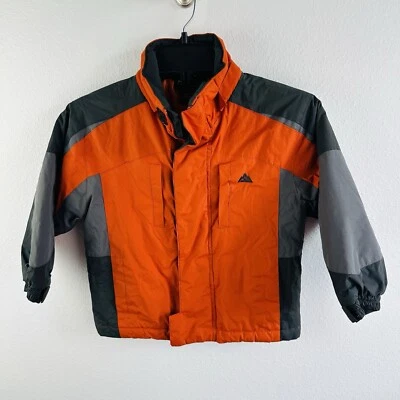 Snozu Orange Gray Kids Snow Jacket Size S 4 - Image 1 of 3