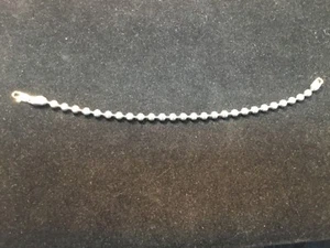 8 Zoll PERLENARMBAND STERLING - Bild 1 von 6