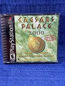 PS1 Caesars Palace 2000 (Sony PlayStation 1, 2000) Juego, Manual y Estuche - Imagen 1 de 7