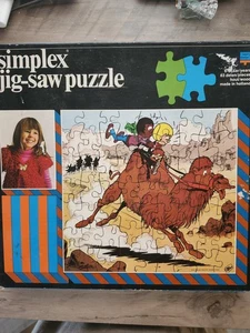Vintage Simplex Wooden Jigsaw Puzzle made in Holland 40 Pc Complete - Picture 1 of 2