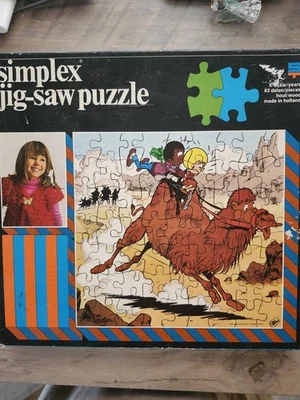Vintage Simplex Wooden Jigsaw Puzzle made in Holland 40 Pc Complete - Image 1 of 2