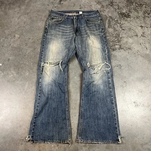 Vintage Abercrombie Fitch Jeans Herren 33x32,5 Blau Grunge Y2K Distressed Gebraucht - Bild 1 von 21