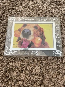 Glas Bilderrahmen Freistehend Herren Beste Freund Welpe Modern Style 4x6 - Bild 1 von 2