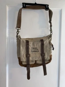 Lentilles Vertes Canvas Handtasche Messenger Bag Einwanderung 14. Januar 1968 Schön! - Bild 1 von 8
