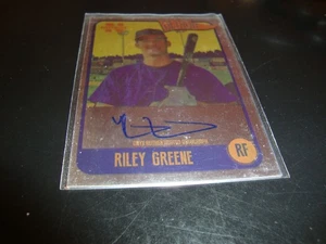Riley Greene Tigers Certified Autograph Auto 2020 Onyx Nimbus Blue ink /325 - Picture 1 of 6