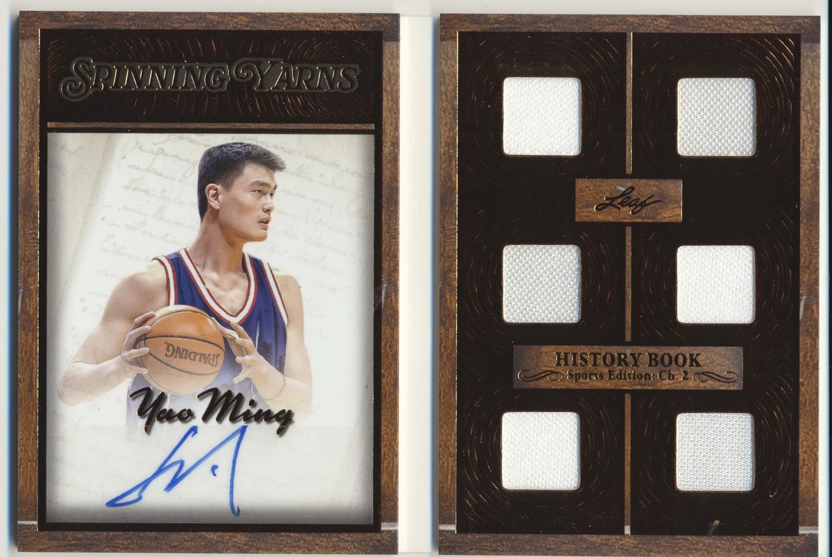 Yao Ming Basketball Autographed Sports Trading Cards & Accessories