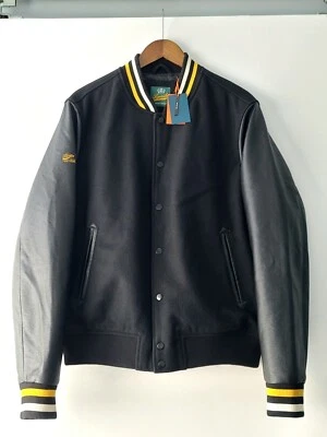 Superdry Vintage College Varsity Bomber Jacket - Black - Brand New NWT - Mens XL - Image 1 of 4