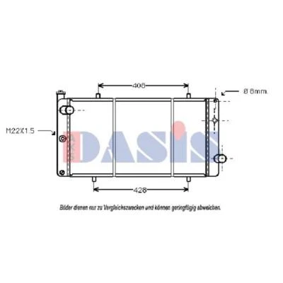 Radiador Del Motor para Peugeot 309 II lada Niva 3C 3A 10C 10A 2121 - Imagen 1 de 2