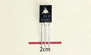 2SC2071 Transistor Npn 50mA 250V 1W TO-126 - Picture 1 of 1