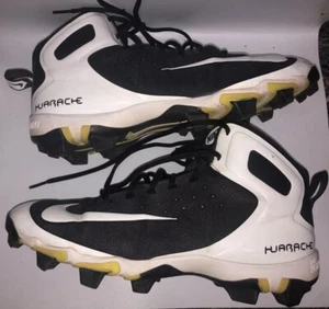 Nike HUARACHE FastFlex Style 923429-011 Black White Shoes Size 10 Men’s Cleats - Picture 1 of 5