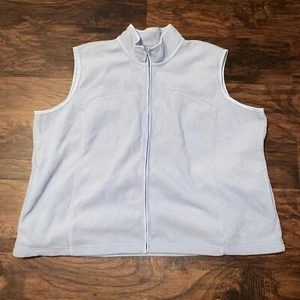 Van Heusen Womens 2XL Soft Touch Fleece Full Zip Vest Jacket - Picture 1 of 4