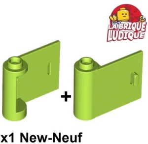 Lego Tür 1X3X2 Rechts X1 92263 + Links X1 92262 Grün Zitrone/Limette - Picture 1 of 1