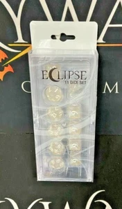 Ultra Pro - Eclipse 11 Dice Set - Arctic White - (NEW/SEALED) - Picture 1 of 2