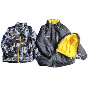 ZeroXposur Boys Winter Hooded Ski Coat Detachable Lining Jacket & Hood  Size S 8 - Picture 1 of 15