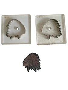 Chief Head Clear Acrylic Die, Leather Cutter die, Steel Punch, - Picture 1 of 1