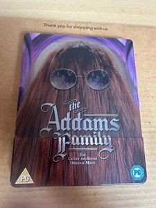 The Addams Family (1991) UK Reg Free Blu-ray Steelbook NEW & SEALED - Rare - Picture 1 of 4