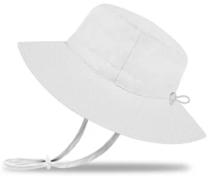 Baby Sun Hat UPF 50+ Protection Toddler Summer Bucket Hats Boys Girls Beach Cap - Picture 1 of 197