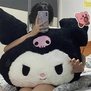 Kuromi Pillow Plush Stuffed Doll Toy Kawaii Backrest Bedroom Cushion Preaent NEW - Picture 1 of 18