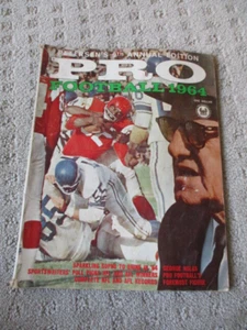 PETERSEN’S PRO FOOTBALL YEARBOOK 1964 ~ George Halas Cover - Picture 1 of 2