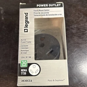 Legrand 3830CC6 RV Travel Trailer Receptacle Outlet TT-30 30A 125V - Picture 1 of 5