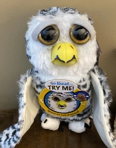 Feisty Pets Plush 9" Henry Hoodunnit Owl Bite Snarl When Squeezed Gag Gift - Picture 1 of 12