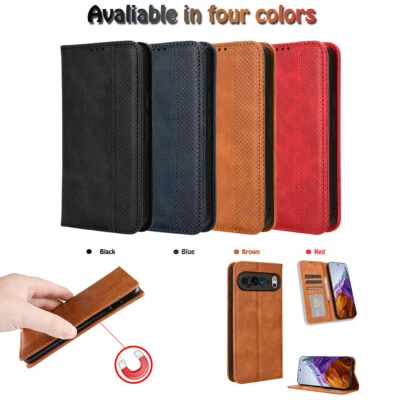 For Google Pixel 9 8 7 6 5 4 Pro A Leather Small Shockproof Pattern Phone Case - Image 1 of 4